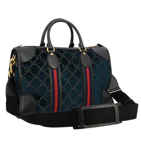 mens designer travel totes gucci|designer travel bags men.